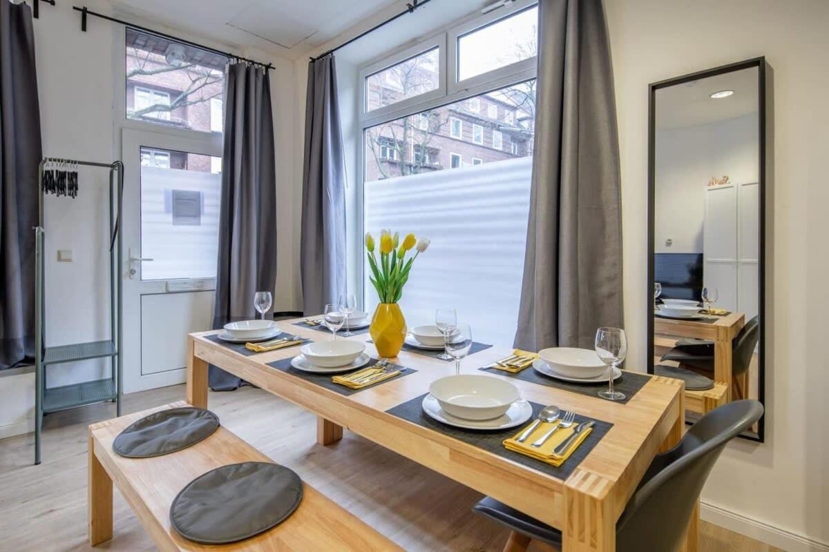 Studio Family Loft Self Checkin Street Parking Hamburg-Harburg Exteriör bild